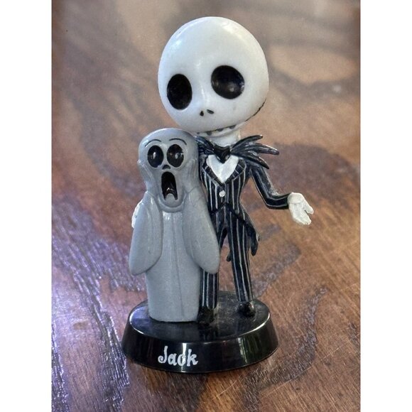 Disney Run'A Toyfull Jack Nightmare Before Christmas Figure Bobblehead 2.5” - Picture 1 of 2